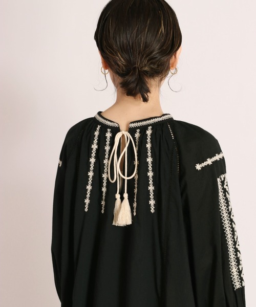 cepo（セポ）の「ハシゴレース刺繍ワンピース 2WAY（シャツ