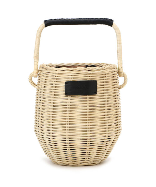 POMTATA（ポンタタ）の「POMTATA/ポンタタ/MAA/TOTE（かごバッグ・レディース・ダークブラウン/ベージュ/オレンジ/パープル・FREE）」の3枚目の写真