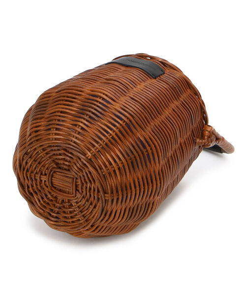 POMTATA（ポンタタ）の「POMTATA/ポンタタ/MAA/TOTE（かごバッグ・レディース・ダークブラウン/ベージュ/オレンジ/パープル・FREE）」の7枚目の写真