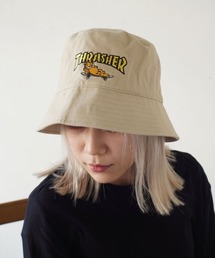 【THRASHER×Garfield 】コラボ 刺繍 バケットハット