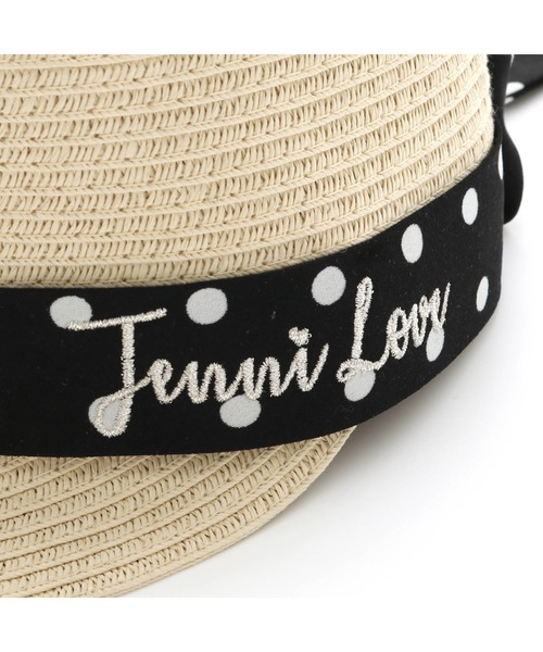 JENNI love（ジェニィラブ）の「ドットリボンサマーキャスケット（キャスケット・キッズ・ブラック/ベージュ・54cm/56cm）」の14枚目の写真