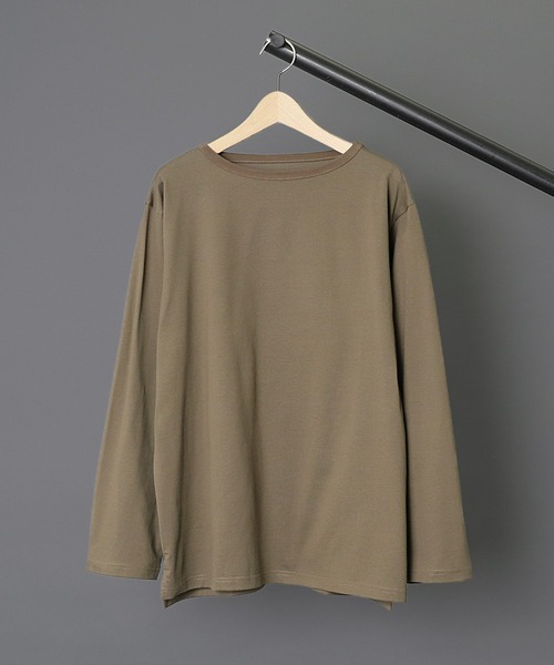 【 Le Sans Pareil / ルサンパレイユ 】 TWIN THREAD JERSEY CLASSIC LONG SLEEVE BOAT NECK TEE SHIRTS クラシックロングスリーブボートネックT