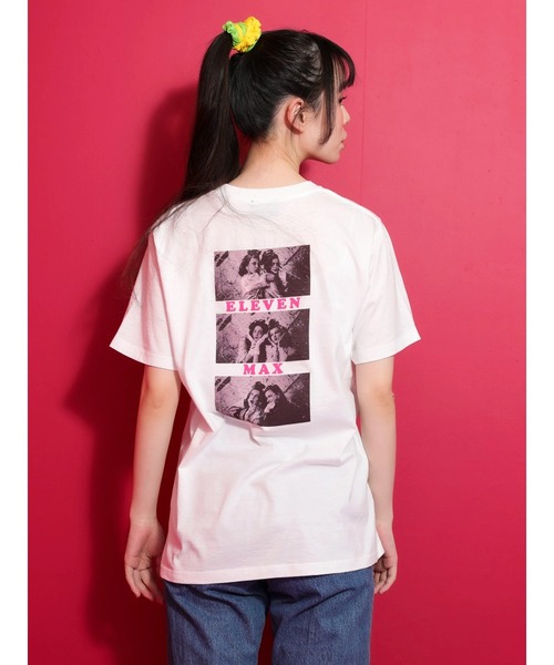 Green Parks(グリーンパークス)の「■STRANGER THINGS マテリアルガールズT(Tシャツ/カットソー・レディース・オフホワイト・FREE)」の4枚目の写真