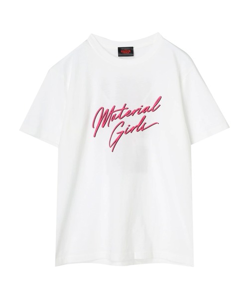Green Parks(グリーンパークス)の「■STRANGER THINGS マテリアルガールズT(Tシャツ/カットソー・レディース・オフホワイト・FREE)」の11枚目の写真