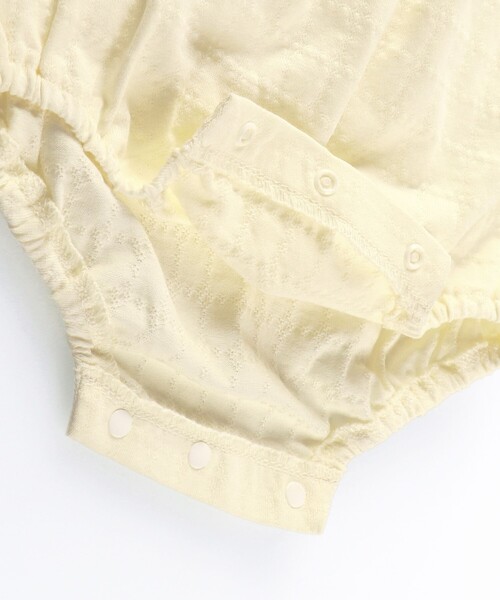 BRANSHES（ブランシェス）の「タック天竺ノースリーブカバーオール（ロンパース・キッズ・ブラウン/クリーム・80/70）」の17枚目の写真