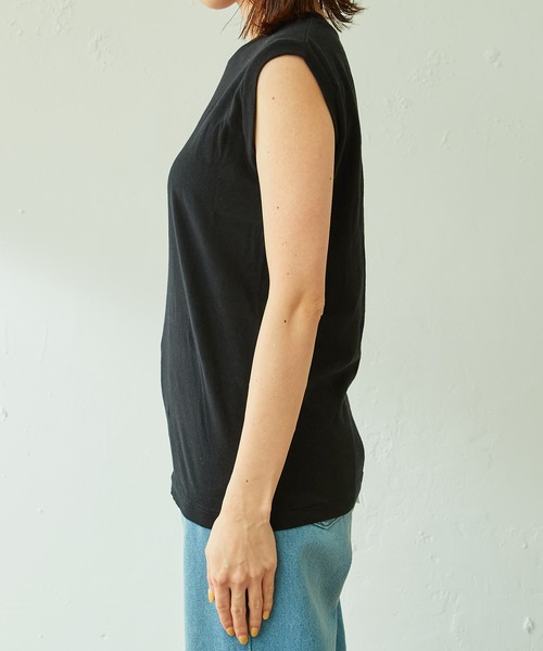 HANES（ヘインズ）の「Hanes/2枚組ノースリカットソー（Tシャツ/カットソー・レディース・ブラック/グレー・MEDIUM）」の17枚目の写真