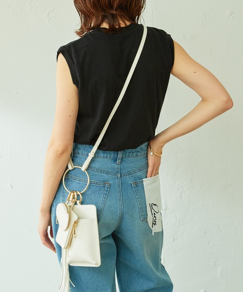 HANES（ヘインズ）の「Hanes/2枚組ノースリカットソー（Tシャツ/カットソー・レディース・ブラック/グレー・MEDIUM）」の10枚目の写真