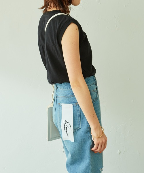 HANES（ヘインズ）の「Hanes/2枚組ノースリカットソー（Tシャツ/カットソー・レディース・ブラック/グレー・MEDIUM）」の12枚目の写真