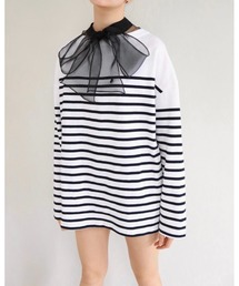 epine | e big border long tee(Tシャツ/カットソー)