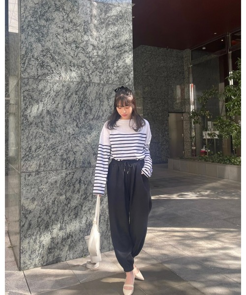 エピヌ ÉPINE PARIS big long tee epine（エピヌ）の「e big border long tee（Tシャツ/カットソー