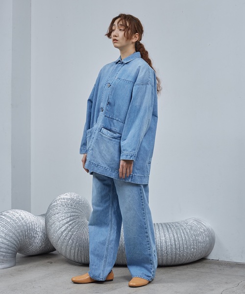 Dulcamara（ドゥルカマラ）の「デニム6ポケットバギーPT-U（デニム