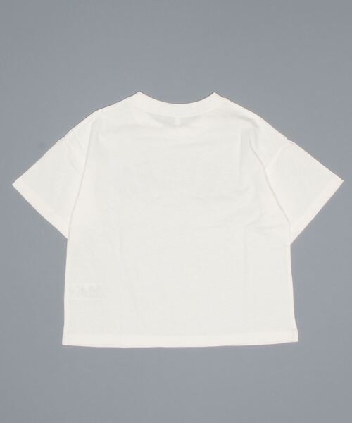 coca(coca)(コカ)の「キッズ 親子お揃いビッグシルエットプリントTee(Tシャツ/カットソー・キッズ・ホワイト/ライトグレー/グリーン・100/110/120/130)」の22枚目の写真
