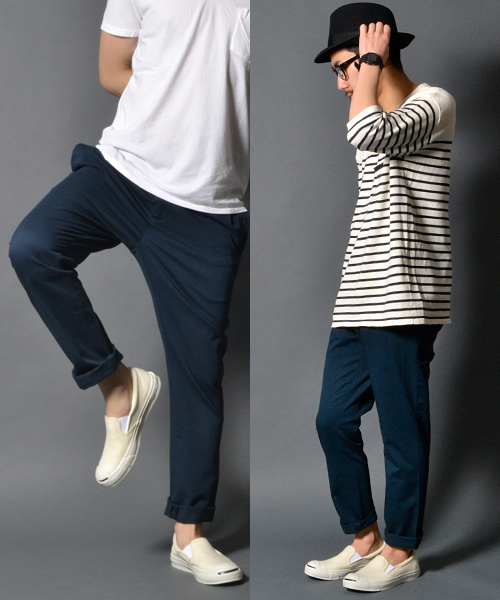 AMERICAN RAG CIE（アメリカンラグシー）の「AMERICAN RAG CIE ウルトラストレッチテーパードパンツ【WEB限定】（チノパンツ・メンズ・ブラック/ベージュ/ネイビー・2/1/3）」の3枚目の写真