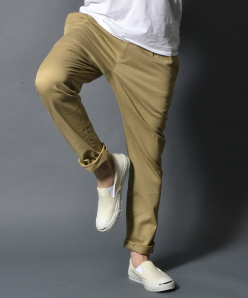 AMERICAN RAG CIE（アメリカンラグシー）の「AMERICAN RAG CIE ウルトラストレッチテーパードパンツ【WEB限定】（チノパンツ・メンズ・ブラック/ベージュ/ネイビー・2/1/3）」の15枚目の写真