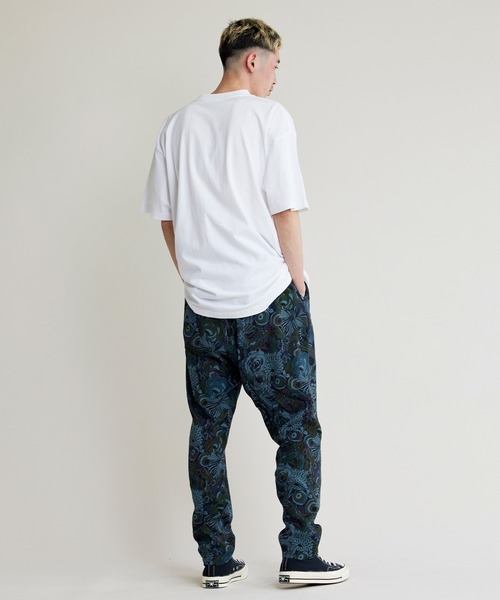 NOISE MAKER（ノイズメーカー）の「カラフルロゴ刺繍Tシャツ（Tシャツ/カットソー・メンズ・ホワイト/ブラック/グリーン・M/L/XL）」の9枚目の写真