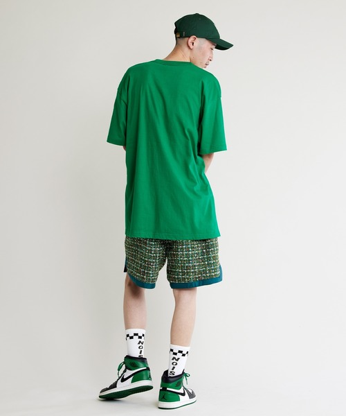 NOISE MAKER（ノイズメーカー）の「カラフルロゴ刺繍Tシャツ（Tシャツ/カットソー・メンズ・ホワイト/ブラック/グリーン・M/L/XL）」の7枚目の写真