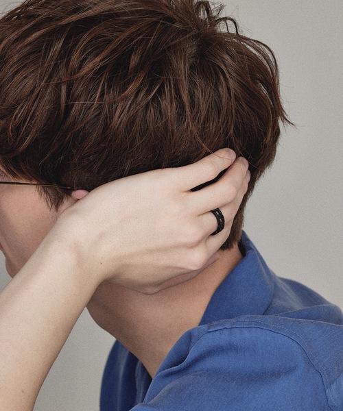 HYPE（ハイプ）の「【HYPE】ハイプ/ チェーンリング（リング・メンズ・ゴールド/シルバー/ブラック・#16/#18/#20）」の9枚目の写真