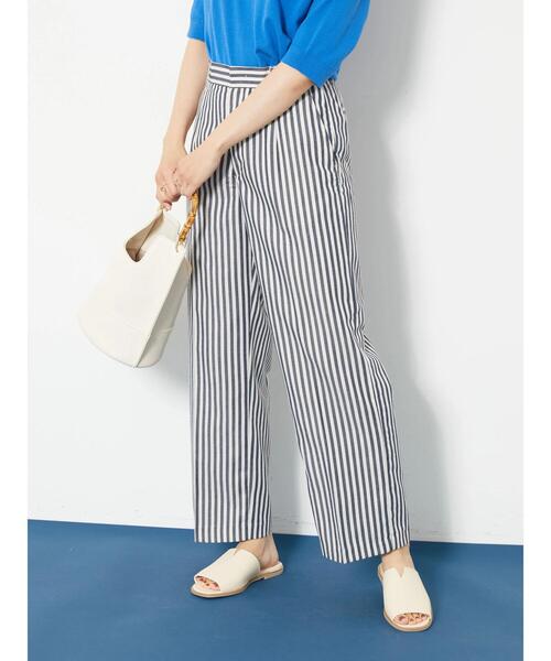AMERICAN HOLIC(アメリカンホリック)の「ストライプストレートパンツ(その他パンツ・レディース・ホワイト系その他6・L/S/M/XS)」の2枚目の写真