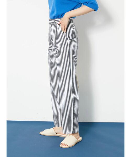 AMERICAN HOLIC(アメリカンホリック)の「ストライプストレートパンツ(その他パンツ・レディース・ホワイト系その他6・L/S/M/XS)」の3枚目の写真