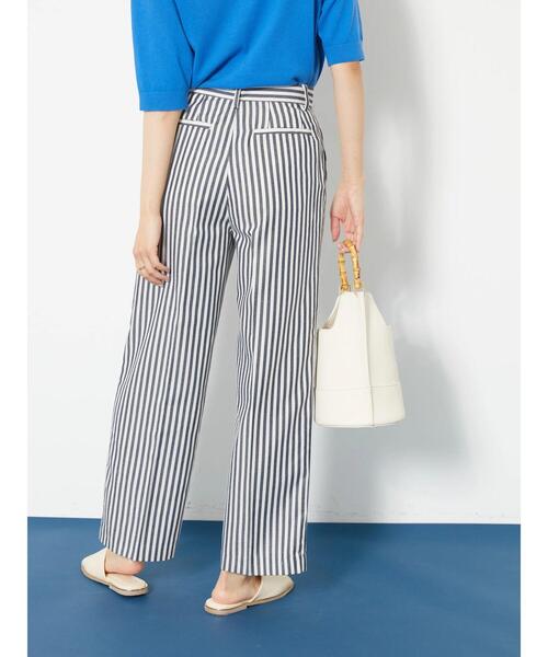 AMERICAN HOLIC(アメリカンホリック)の「ストライプストレートパンツ(その他パンツ・レディース・ホワイト系その他6・L/S/M/XS)」の4枚目の写真