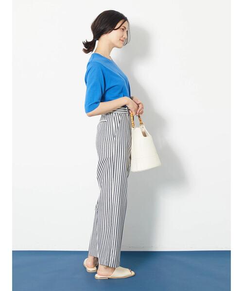 AMERICAN HOLIC(アメリカンホリック)の「ストライプストレートパンツ(その他パンツ・レディース・ホワイト系その他6・L/S/M/XS)」の10枚目の写真