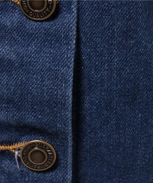 Chico（チコ）の「【who's who Chico】デニムGジャン（デニムジャケット・レディース・ブルー/ネイビー/ホワイト・FREE）」の13枚目の写真