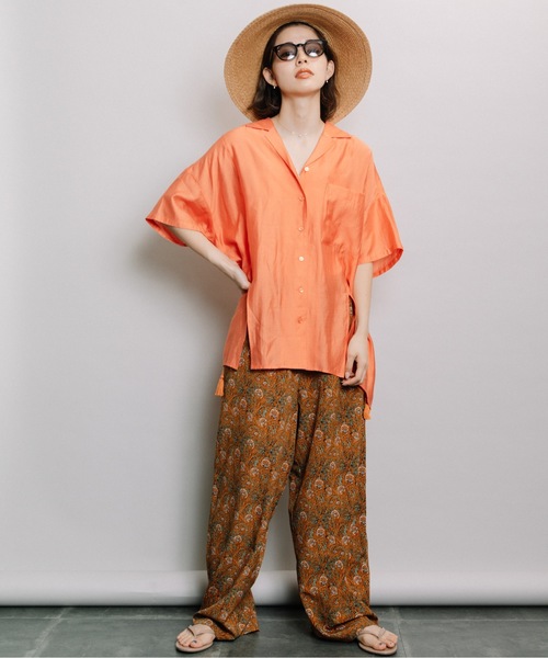 refinedworks(リファインドワークス)の「ボタニカルタッセルセミワイドPT(その他パンツ・レディース・オレンジ/ブルー・FREE)」の16枚目の写真