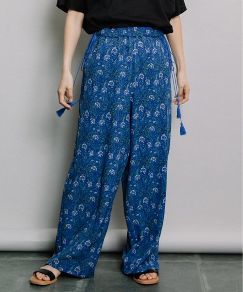 refinedworks(リファインドワークス)の「ボタニカルタッセルセミワイドPT(その他パンツ・レディース・オレンジ/ブルー・FREE)」の18枚目の写真