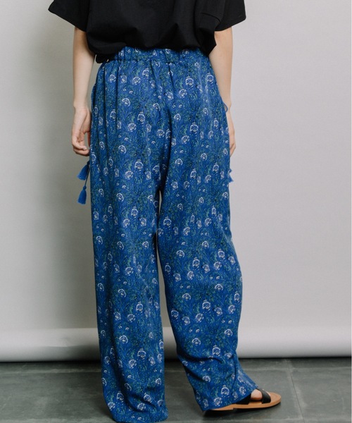 refinedworks(リファインドワークス)の「ボタニカルタッセルセミワイドPT(その他パンツ・レディース・オレンジ/ブルー・FREE)」の21枚目の写真