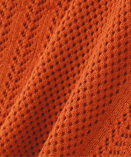 N.(N. Natural Beauty Basic)(エヌエヌナチュラルビューティーベーシック)の「◆柄メッシュニット(ニット/セーター・レディース・ブラック/オレンジ/ナチュラル・MEDIUM)」の21枚目の写真