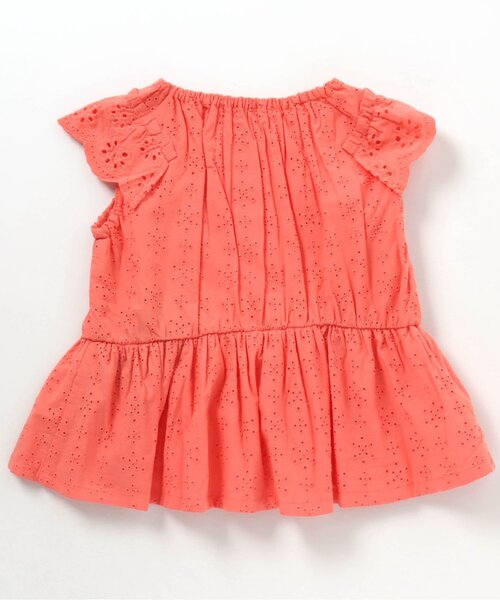 BREEZE（ブリーズ）の「オールオーバーレースチュニック（チュニック・キッズ・オレンジ/オフホワイト/イエロー・80/90/100/110/120/130/140）」の8枚目の写真