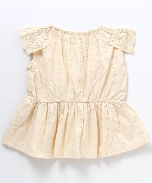 BREEZE（ブリーズ）の「オールオーバーレースチュニック（チュニック・キッズ・オレンジ/オフホワイト/イエロー・80/90/100/110/120/130/140）」の9枚目の写真