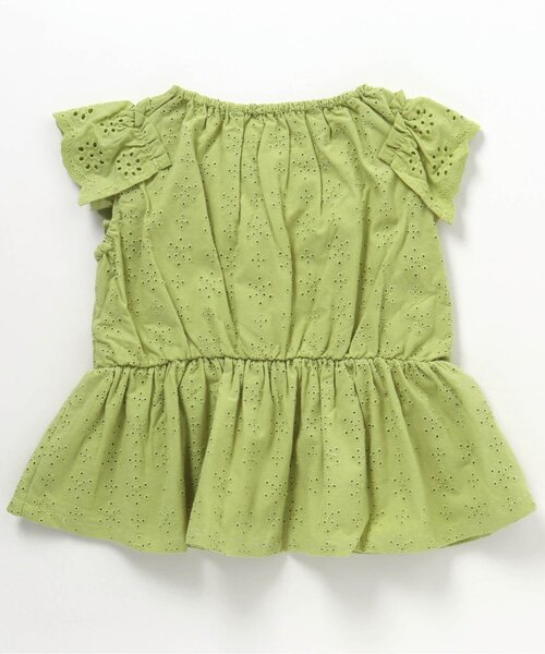 BREEZE（ブリーズ）の「オールオーバーレースチュニック（チュニック・キッズ・オレンジ/オフホワイト/イエロー・80/90/100/110/120/130/140）」の6枚目の写真