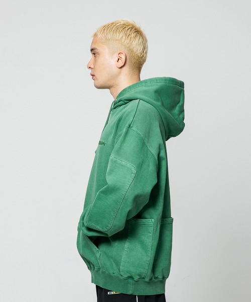 XLARGE（エクストララージ）の「PIGMENT DYED WORK PULLOVER HOODED