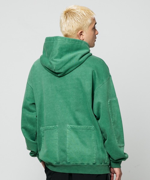 XLARGE（エクストララージ）の「PIGMENT DYED WORK PULLOVER HOODED