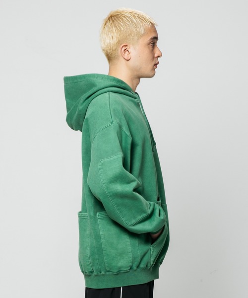 M-65 パーカー メンズ レギュラーラージ オリーブグリーン XLARGE（エクストララージ）の「RAGLAN ZIP UP HOODED SWEATSHIRT