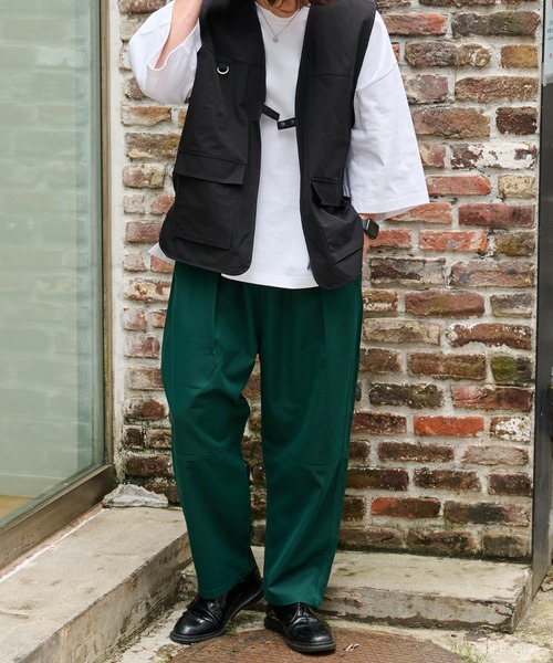 COLONY 2139（コロニートゥーワンスリーナイン）の「ツイル切り替えバルーンパンツ / ルーズカラーパンツ（その他パンツ・メンズ・ホワイト/グリーン/マスタード・LARGE/MEDIUM/X-LARGE）」の9枚目の写真