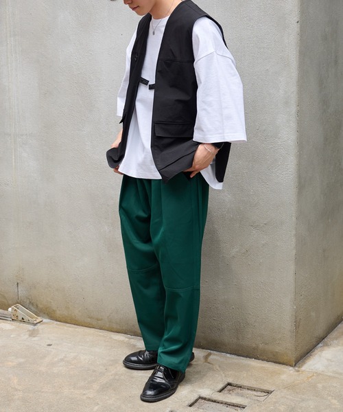 COLONY 2139（コロニートゥーワンスリーナイン）の「ツイル切り替えバルーンパンツ / ルーズカラーパンツ（その他パンツ・メンズ・ホワイト/グリーン/マスタード・LARGE/MEDIUM/X-LARGE）」の22枚目の写真