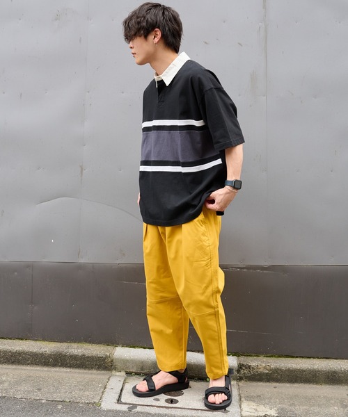 COLONY 2139（コロニートゥーワンスリーナイン）の「ツイル切り替えバルーンパンツ / ルーズカラーパンツ（その他パンツ・メンズ・ホワイト/グリーン/マスタード・LARGE/MEDIUM/X-LARGE）」の6枚目の写真