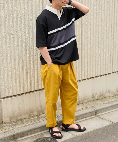 COLONY 2139（コロニートゥーワンスリーナイン）の「ツイル切り替えバルーンパンツ / ルーズカラーパンツ（その他パンツ・メンズ・ホワイト/グリーン/マスタード・LARGE/MEDIUM/X-LARGE）」の12枚目の写真