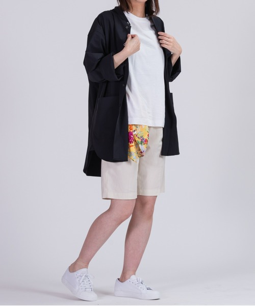 BRICK & SONS（ブリックアンドサンズ）の「CORDURA リラックス バンドカラーシャツ＜ブラック＞（シャツ/ブラウス・メンズ・ブラック・LL/S/M/L）」の10枚目の写真