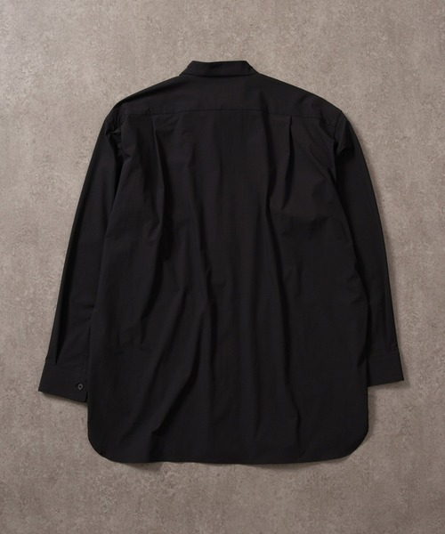 BRICK & SONS（ブリックアンドサンズ）の「CORDURA リラックス バンドカラーシャツ＜ブラック＞（シャツ/ブラウス・メンズ・ブラック・LL/S/M/L）」の3枚目の写真