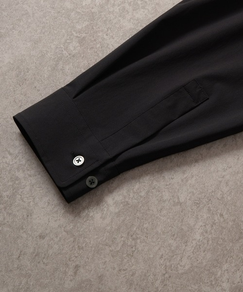 BRICK & SONS（ブリックアンドサンズ）の「CORDURA リラックス バンドカラーシャツ＜ブラック＞（シャツ/ブラウス・メンズ・ブラック・LL/S/M/L）」の13枚目の写真