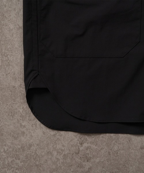 BRICK & SONS（ブリックアンドサンズ）の「CORDURA リラックス バンドカラーシャツ＜ブラック＞（シャツ/ブラウス・メンズ・ブラック・LL/S/M/L）」の15枚目の写真