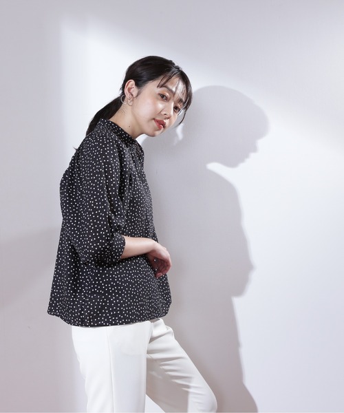 【美品】ナチュラルビューティーベーシック　ブラウス シアーペプラムブラウス | N. Natural Beauty Basic*（エヌ