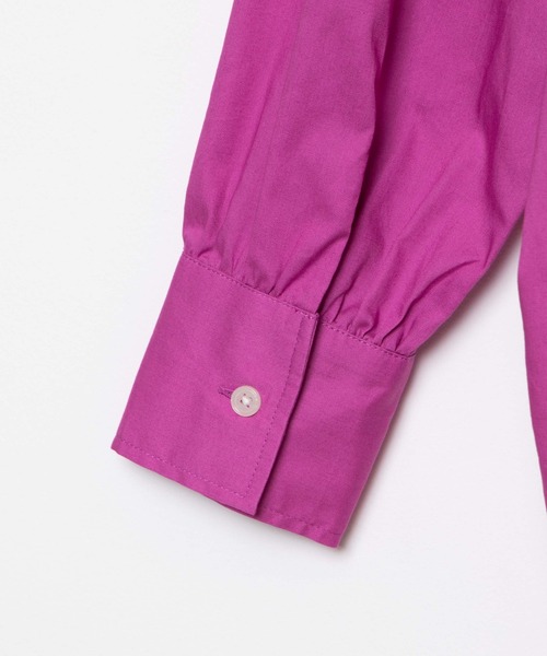 WEGO（ウィゴー）の「WEGO/カラーオーバーサイズシャツ（シャツ/ブラウス・レディース・ホワイト/サックスブルー/ピンク・FREE）」の18枚目の写真