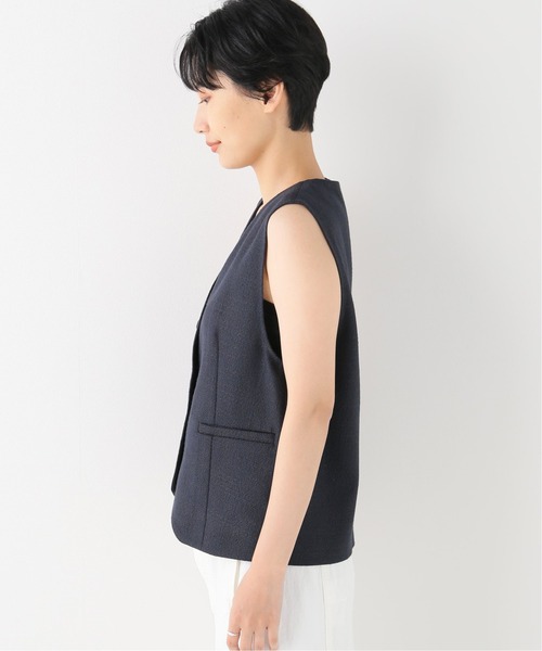 FRAMeWORK（フレームワーク）の「シルク混ベスト（その他