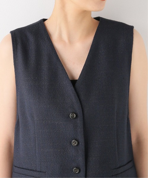 シルク混ベスト