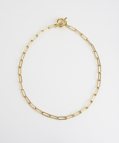 ISOLATION(アイソレーション)の「【ISOLATION / アイソレーション】Silver925 Rectangle Chain Necklace (K18gp) / レクタングルチェーン マンテルネックレス(ネックレス・レディース・ゴールド・38cm/40cm)」の8枚目の写真