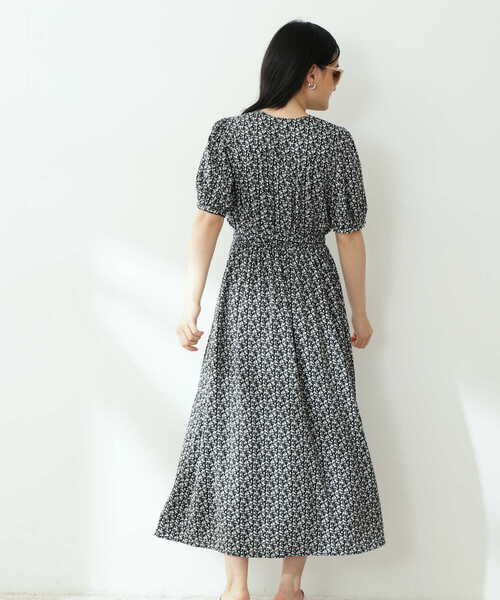 N.（N. Natural Beauty Basic）（エヌエヌナチュラルビューティーベーシック）の「【S Size Line】◆フラワープリントカシュクールワンピース（ワンピース・レディース・ホワイト系その他/ブラック系その他/グリーン系その他・SMALL/MEDIUM）」の20枚目の写真